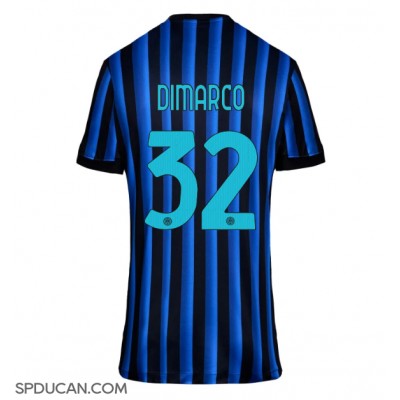 Zenski Nogometni Dres Inter Milan Federico Dimarco #32 Domaci 2025-26 Kratak Rukav Zenski Nogometni Dres Inter Milan Federico Dimarco #32 Domaci 2025-26 Kratak Rukav
